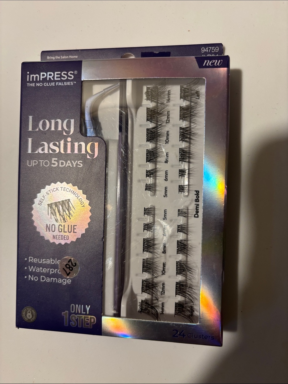 imPRESS Demi Bold Cluster Lashes - Black